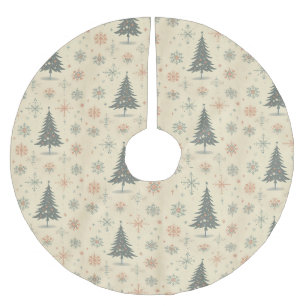 /Retro modern Kerst/winter Kerstboom Rok