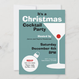 Retro Modern kerstfeest Kaart