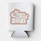 Retro Modern Klas van 2021 Blikjeskoeler (Voorkant)