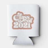 Retro Modern Klas van 2021 Blikjeskoeler (Achterkant)