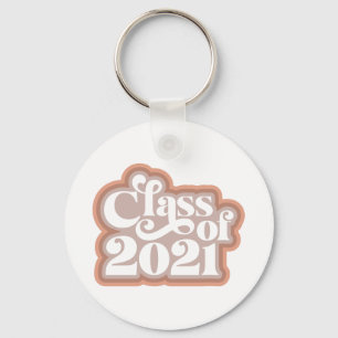 Retro Modern Klas van 2021  Sleutelhanger