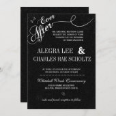 Retro  Modern ooit na schoolbord Kaart (Voorkant / Achterkant)