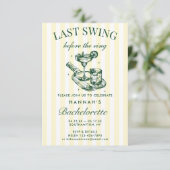 Retro Modern  Pickleball Bach Weekend Kaart (Staand voorkant)