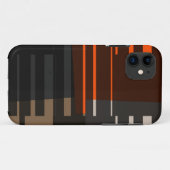 Retro modern strepen grafisch ontwerp Case-Mate iPhone case (Achterkant (horizontaal))