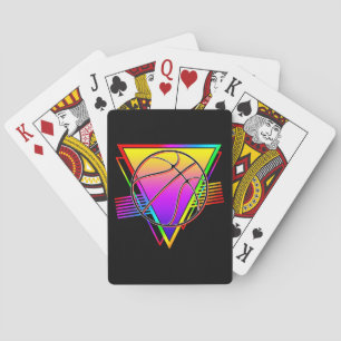 Retro Moderne Basketbal Pokerkaarten