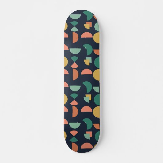 Retro Moderne Elegante Geometrische Tribal Skateboard (Voorkant)