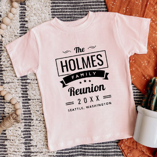 Retro Moderne Familie Reünie Logo