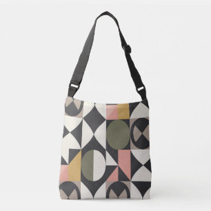 Retro Moderne Geometrische Harmonie crossbody tas