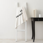 Retro Moderne Minimale Naam of Zakelijke Sjabloon Sherpa Deken (In situ)