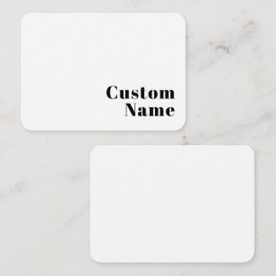 Retro Moderne Minimale Naam of Zakelijke Template Notitiekaartje
