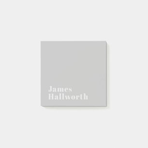 Retro Moderne Minimalistische Naam (of andere teks Post-it® Notes