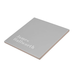 Retro Moderne Minimalistische Naam (of andere teks Tegeltje