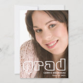 Rétro moderne | Photo Grad Faire-part (Devant)