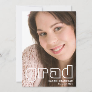Rétro moderne   Photo Grad Faire-part
