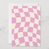 RETRO MODERNE ROSE MERRY & BRIGHT | 1 CARTE PHOTO (Dos)