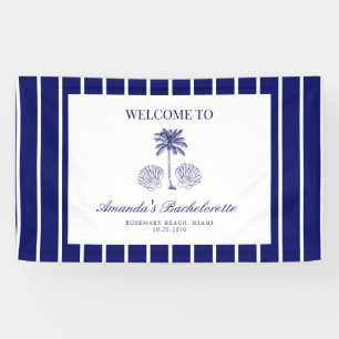 Retro Moderne Vrijgezellenfeest voor de Bruid aan  Spandoek