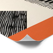 Retro Modulaire Geometrie Poster (Hoek)