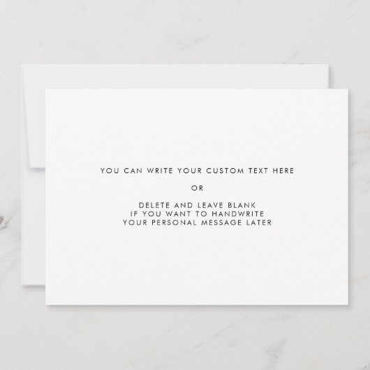 Retro Moeder in de wet trouwdag kaart (Achterkant)