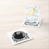 Retro Moederdag Silhouette Kartonnen Onderzetters (Insitu)