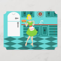  Retro Moederdag-uitnodigingen