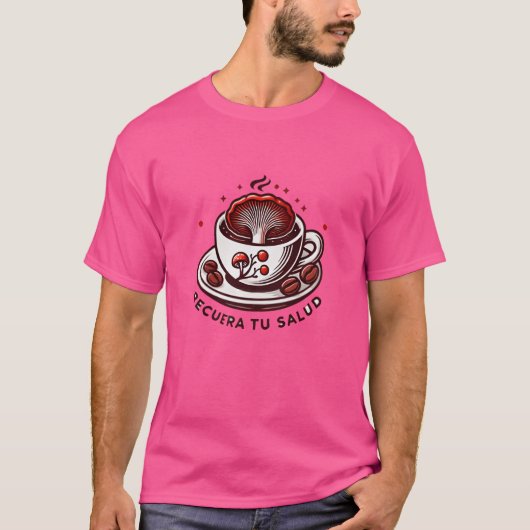 Retro mok met Ganoderma T-shirt (Voorkant)