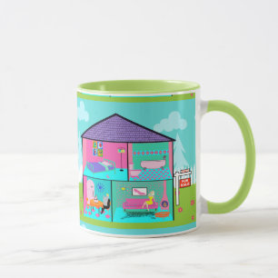 Retro Mok van het Huis van de Droom