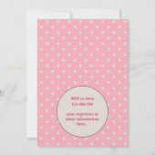 Retro Mommy Blonde Baby shower Party Invitation (Dos)