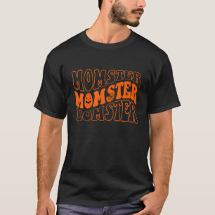 Retro Momster Skeleton Spooky Halloween Vi T-shirt