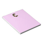 retro monogram - C Notitieblok (Schuin)