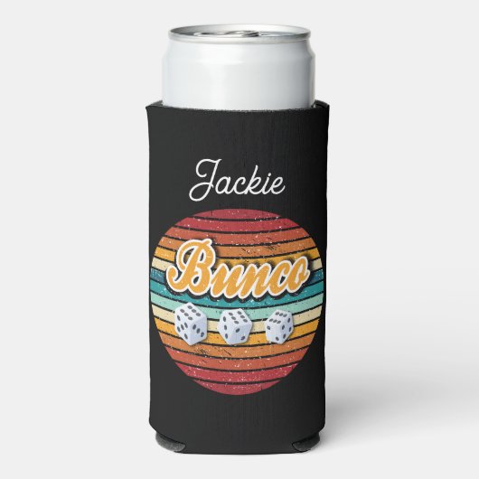 Retro Monogram Dice Bunco (Seltzer Achterkant)