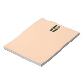 retro monogram - H Notitieblok (Gedraaid)