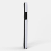 Retro monogram initiaal modern Case-Mate iPhone case (Achterkant/rechts)