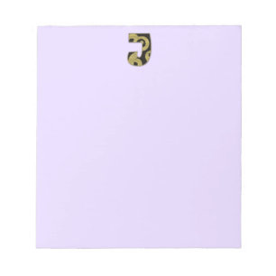 retro monogram - J Notitieblok