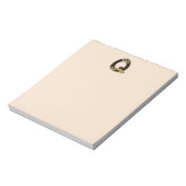 retro monogram - Q Notitieblok (Gedraaid)