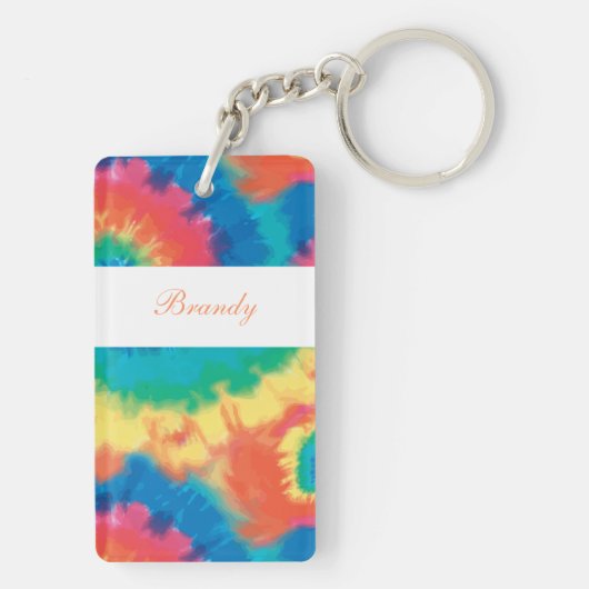 Retro Monogram Sleutelhangers (achterkant)