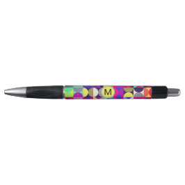 Retro  monogramma Colorful Teacher Pen