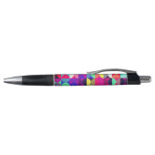 Retro  monogramma Colorful Teacher Pen (Bovenkant)