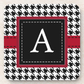 Retro Monogrammed-Onderzetters Drankjes Onderzetter (Voorkant)