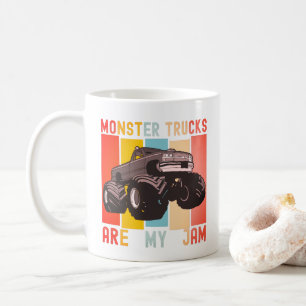 Retro - Monstervrachtwagens zijn mijn jam Koffiemok