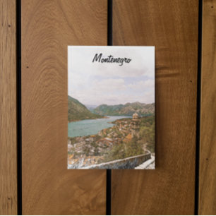 Retro Montenegro Kotor Bay Briefkaart