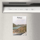 Retro Montenegro Kotor Bay Magneet (Insitu (Vaatwasser))