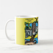 Retro Monterey Comté CA Salutation Mug (Gauche)