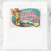 Retro Mooie Brits Columbia Canada Sticker (Tas)