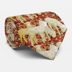 Retro Mooie Dieren Pasen Stropdas
