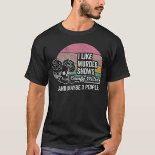 Retro Moord Kleren Mensen familie T-shirt