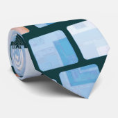 Retro Mosaic Stropdas (Opgerold)