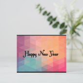 Rétro mosaïque colorée - la carte de nouvelle (Debout devant)