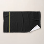 Retro mosterd en zwarte handdoek set (Handdoek)