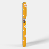 Retro Mosterd Geel Daisy Flower Gepersonaliseerd Case-Mate iPhone Case (Achterkant / Rechts)