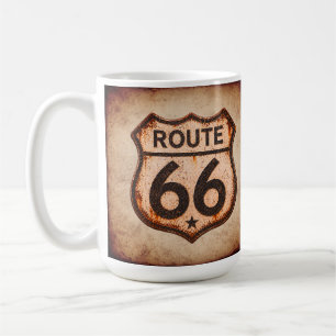Retro Mother Road Vervallen Schild Americana Koffiemok